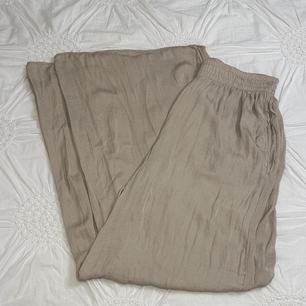 ZARA silky Wide Leg Pants